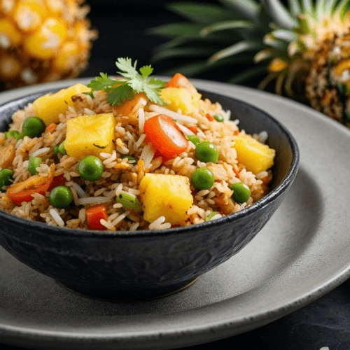 Pineapple Curry Fried Rice.