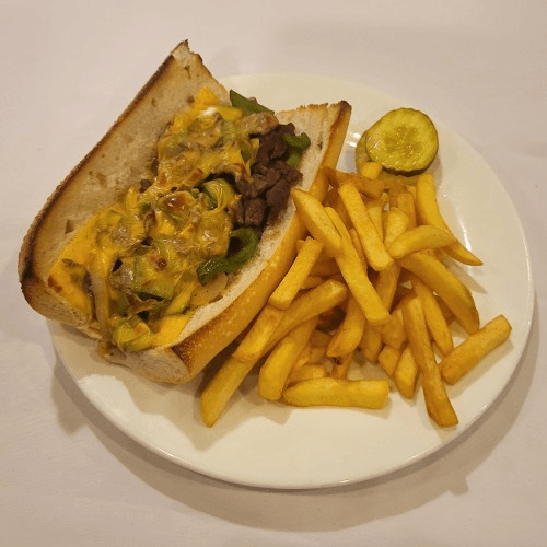 Sautéed Cheese Steak Sandwich