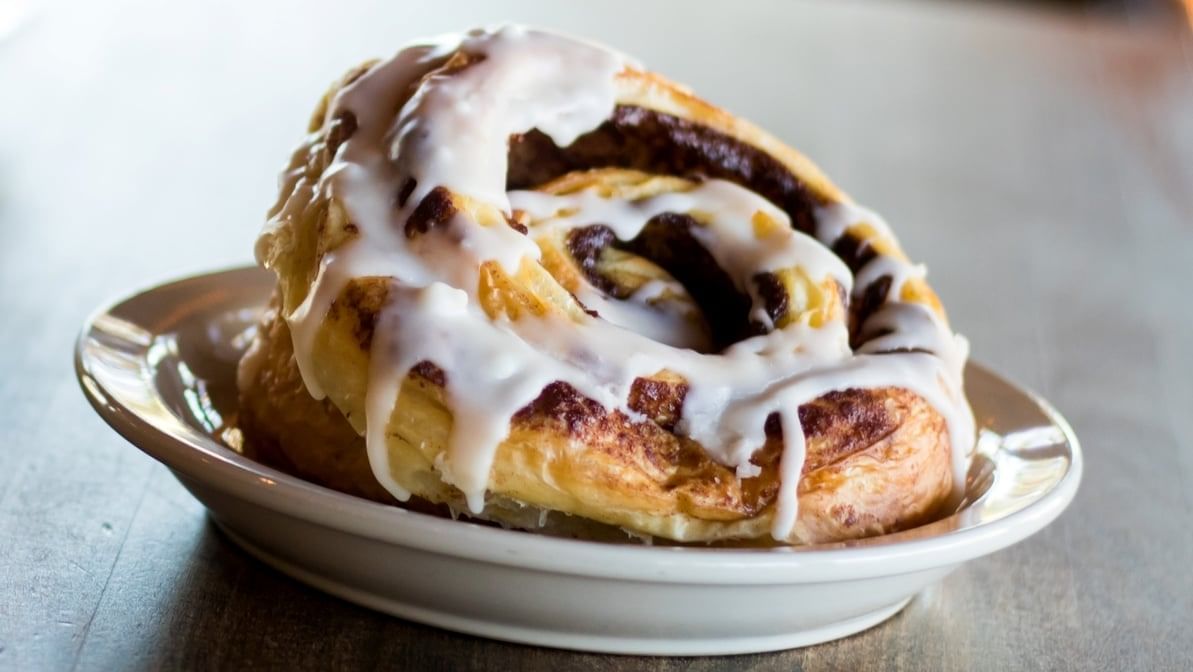 Jumbo Cinnamon Roll.