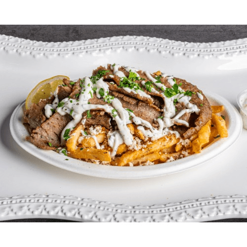 Spartan Gyro Fries Combo.