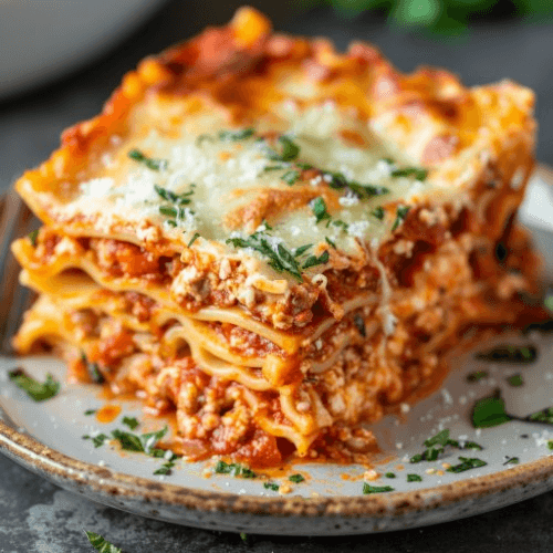Meat Lasagna.