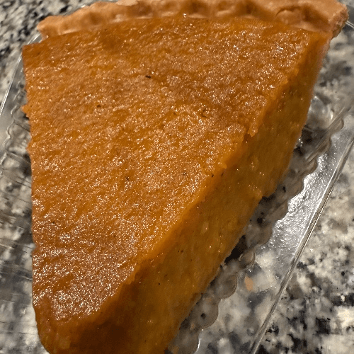  Sweet potato Pie.
