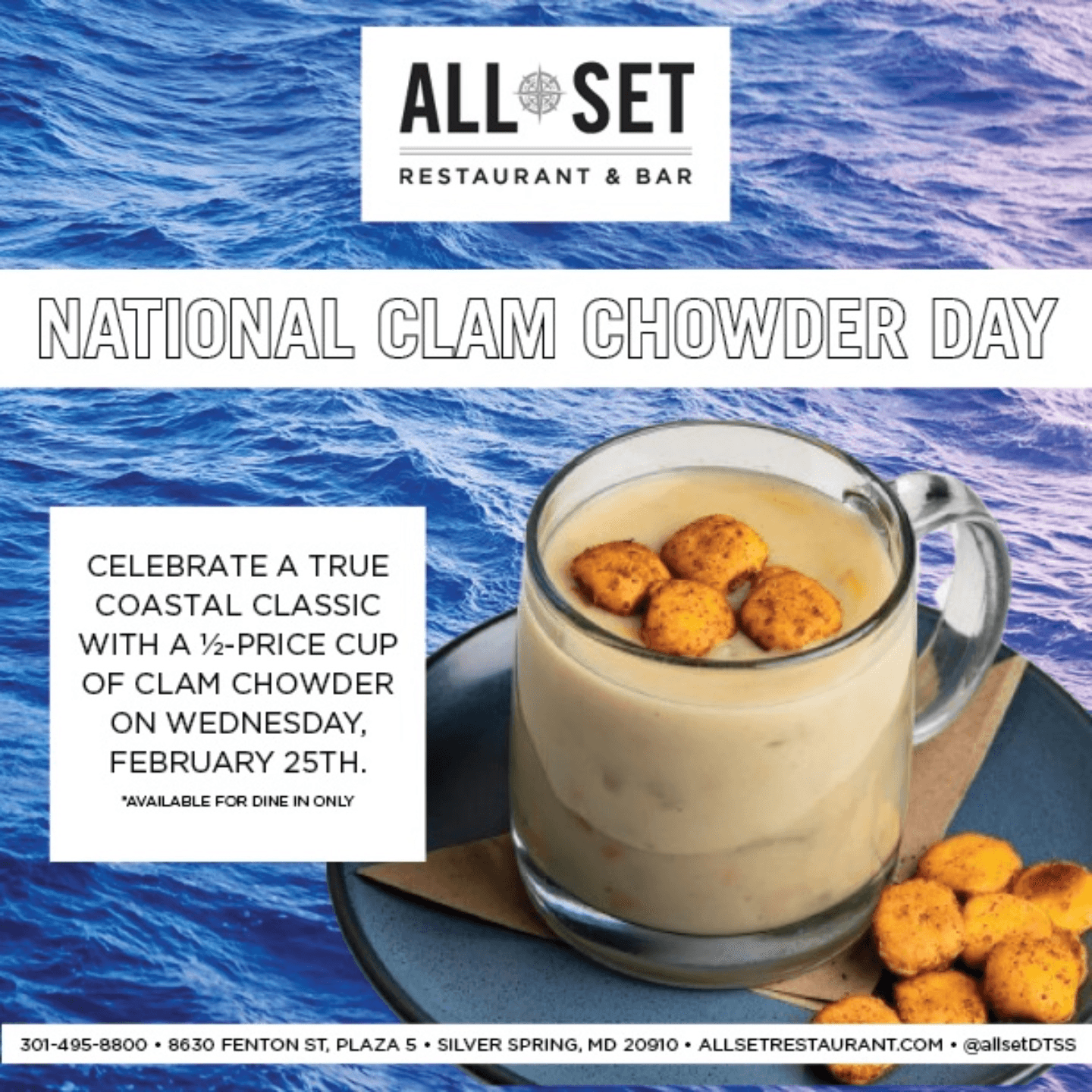 National Clam Chowder Day 