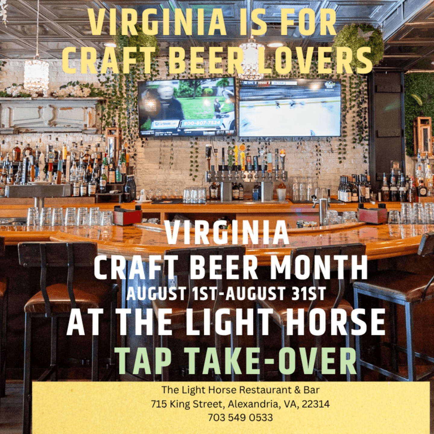 Virginia Craft Beer Month at The Light Horse!