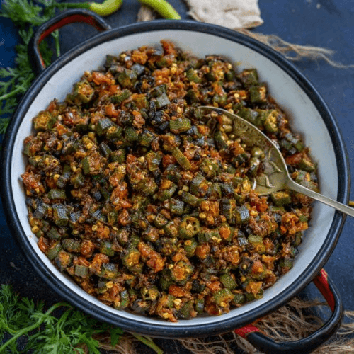 Bhendi (Okra) Fry.