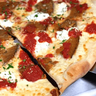 Eggplant Parm Pizza 18'.