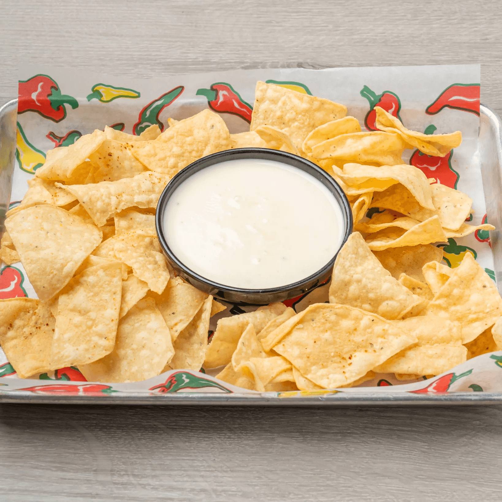 Chips & Queso Side.