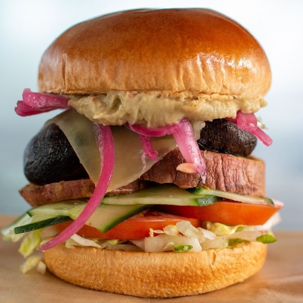 Lunch Combo Veggie Stacker.