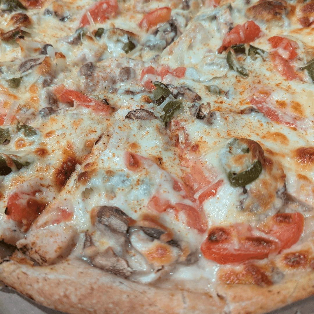 Cajun Alfredo Pizza.