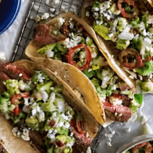 Steak Tacos.