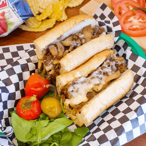 Mushroom Cheesesteak.