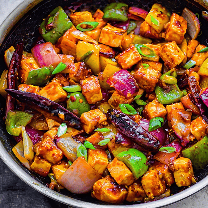 Chilli Paneer.