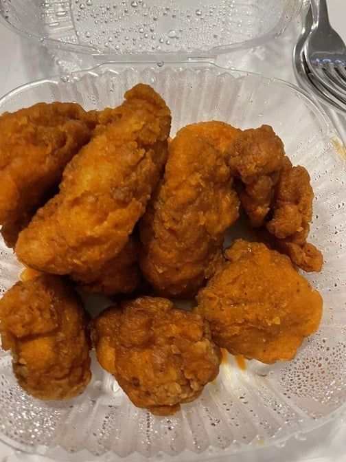 Boneless Buffalo Wings.