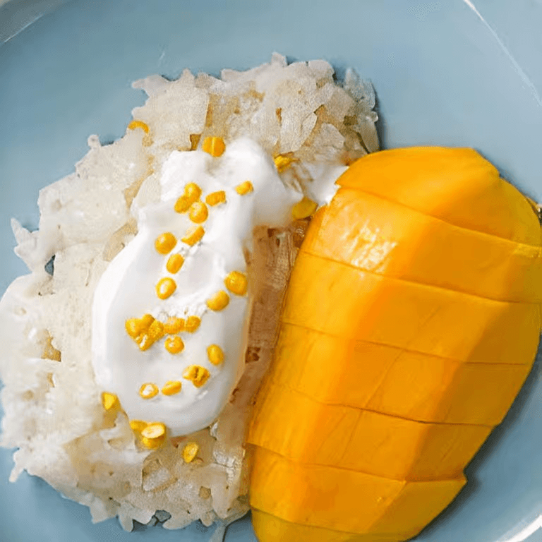 Sweet Mango with Sticky Rice.