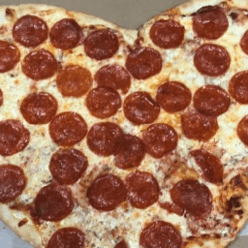 Heart Pizza.