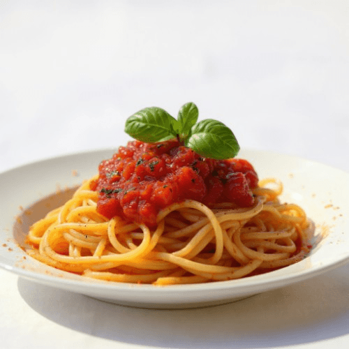 Pasta with Tomato Sauce.