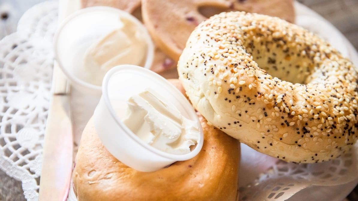 Bagel with Cream Cheese.