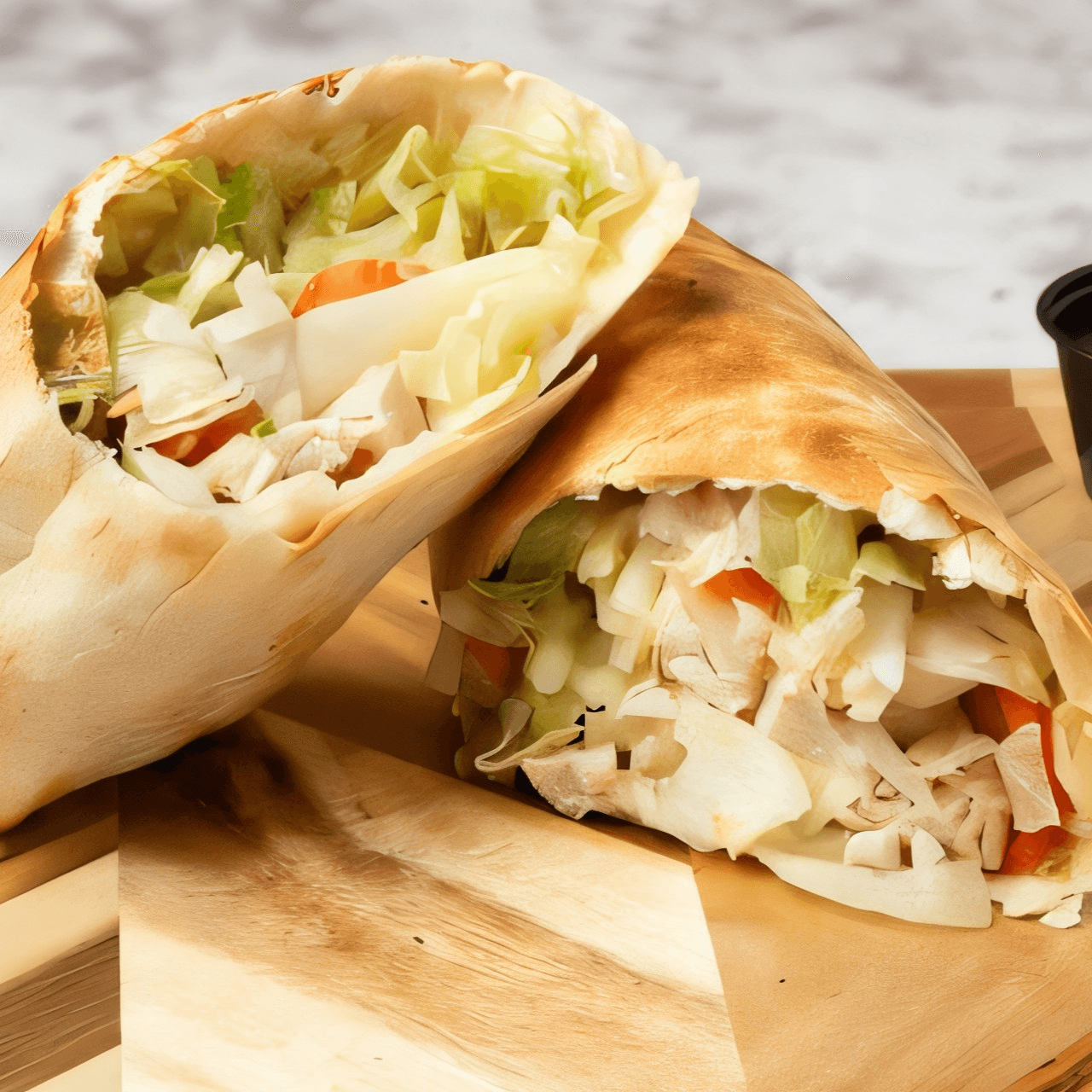 Chicken Caesar Wrap.