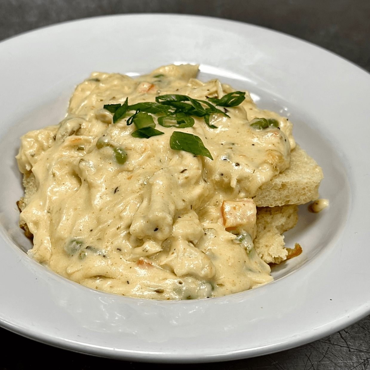 Chicken & Biscuit Pot Pie.