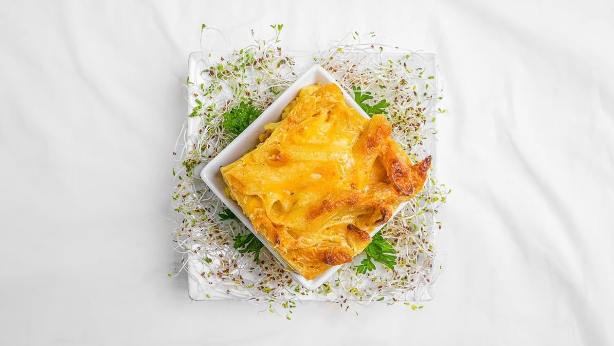 Macaroni Au Gratin.