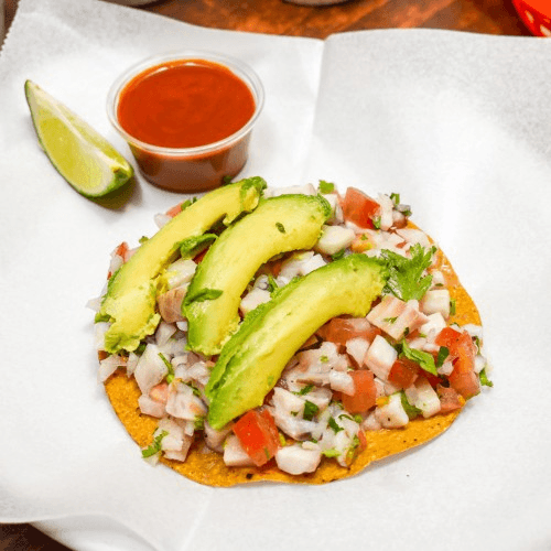 Tostada De Ceviche.