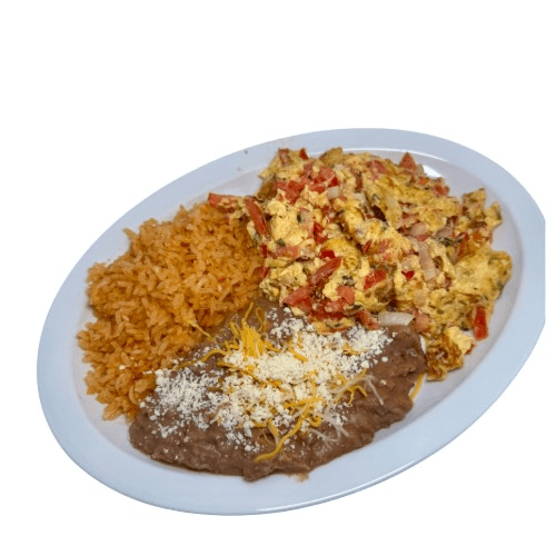 Huevos a la Mexicana Plate.
