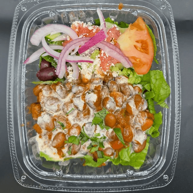 Fava Beans Salad Bowl.