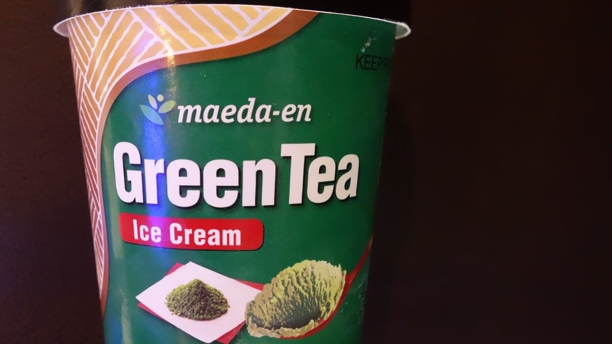 GREEN TEA ICE CREAM PINT.