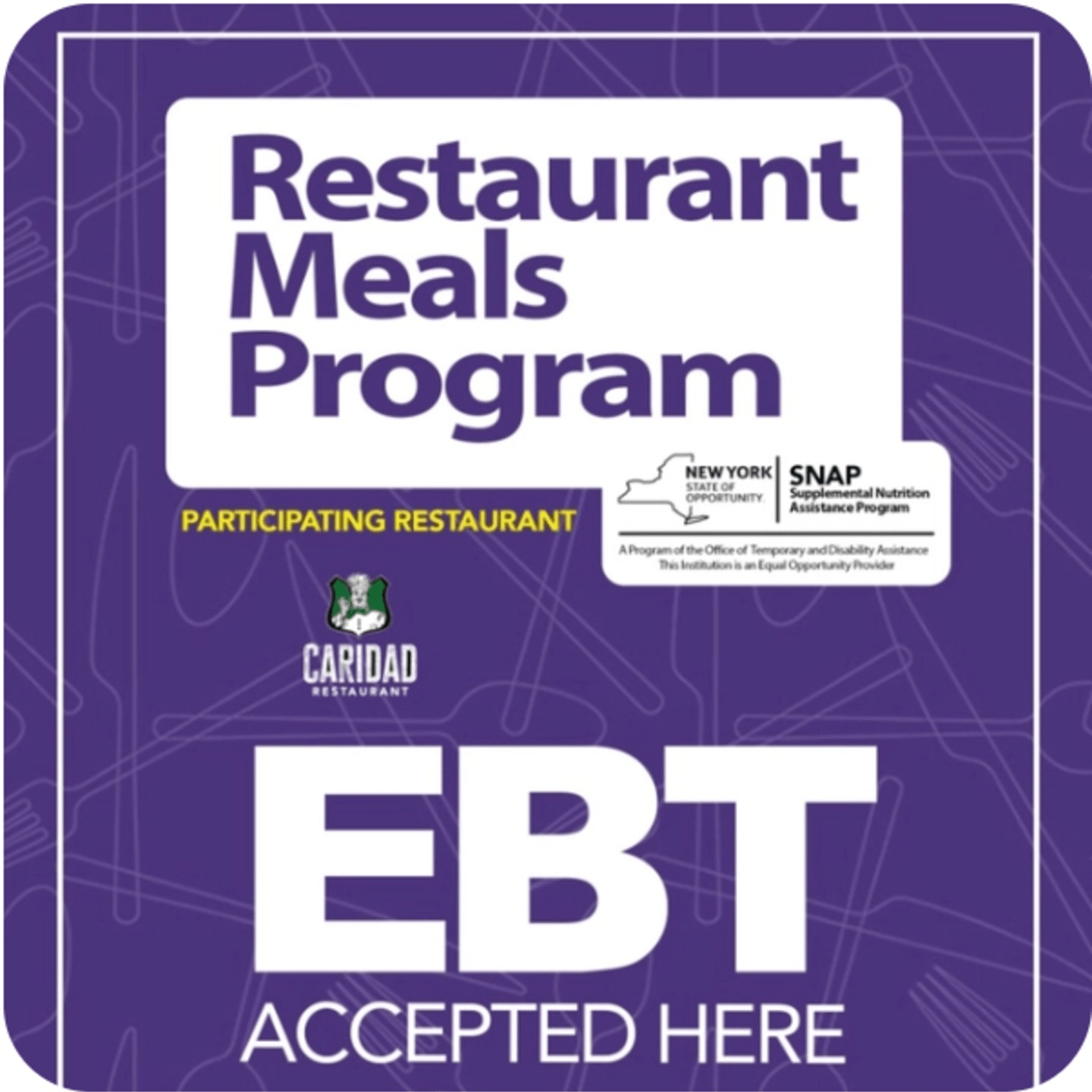 What is the Restaurant Meal Program (RMP)?