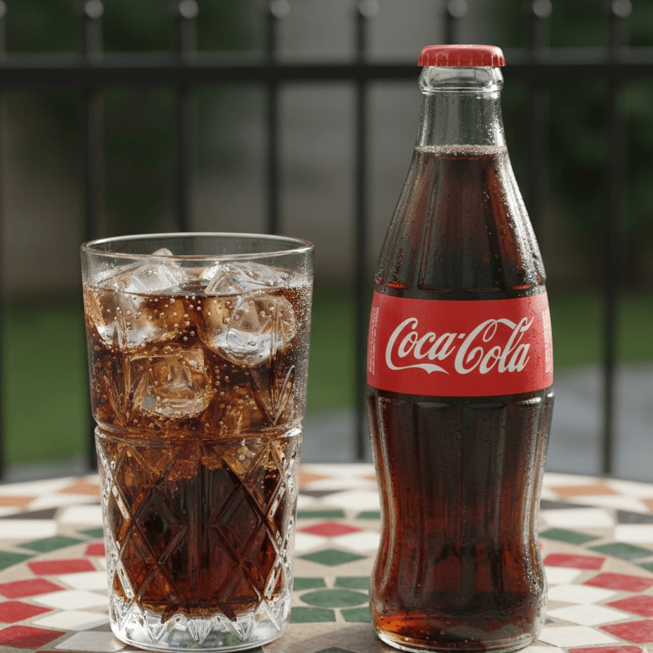Glass Coke.