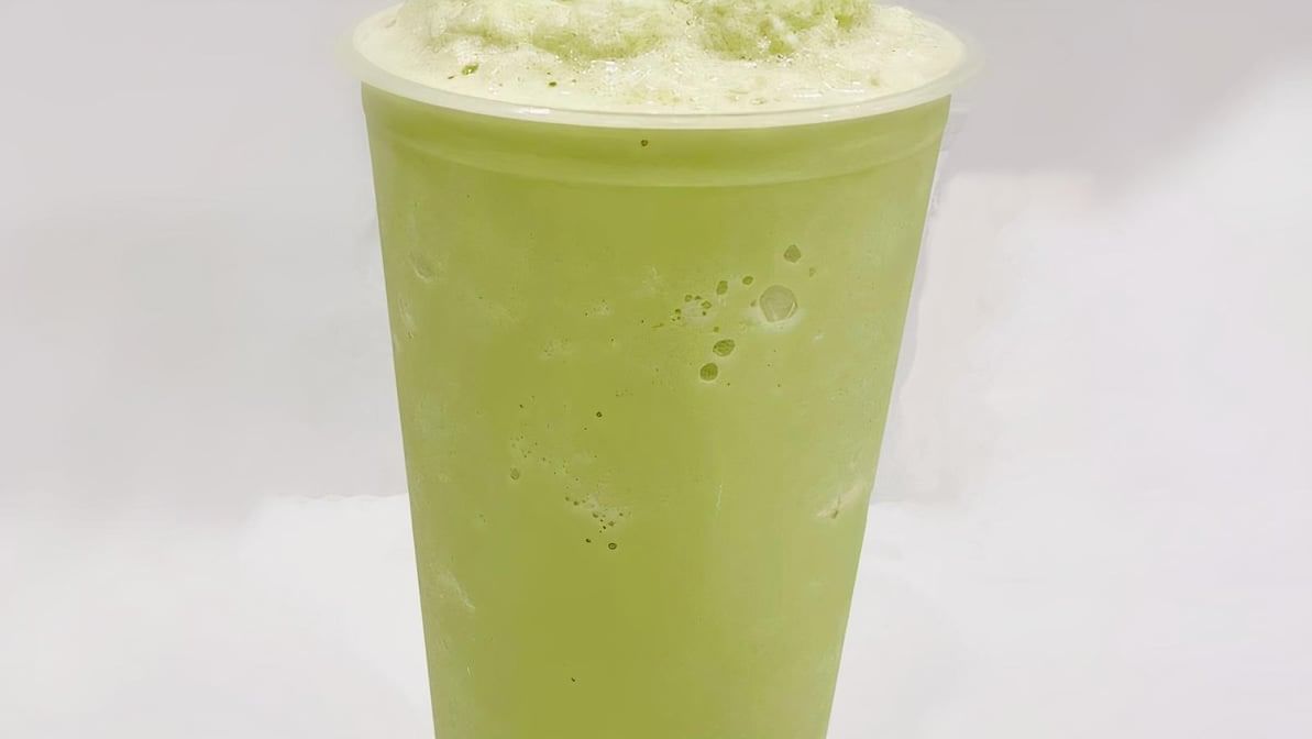 Matcha smoothie.