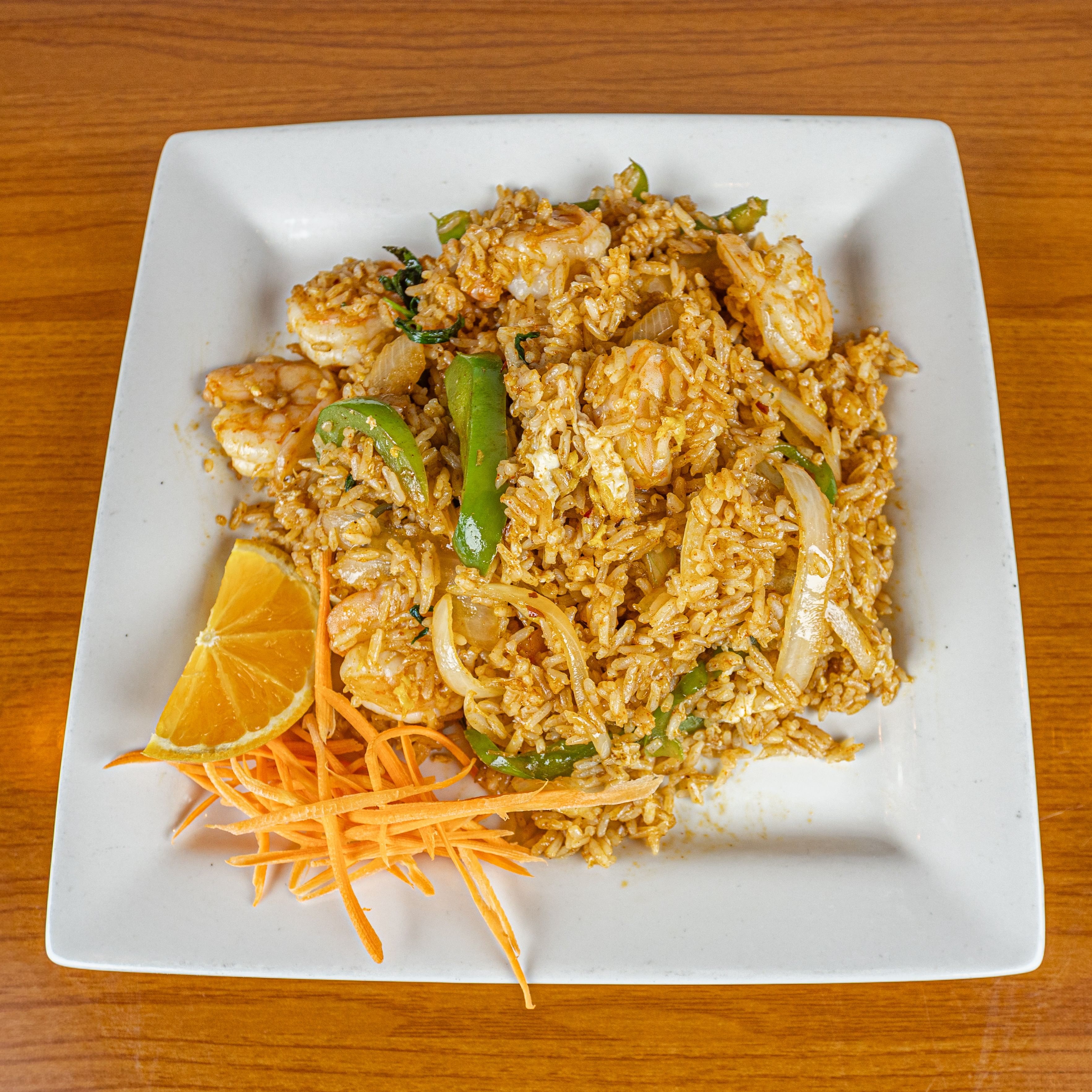 Spicy Basil Fried Rice.