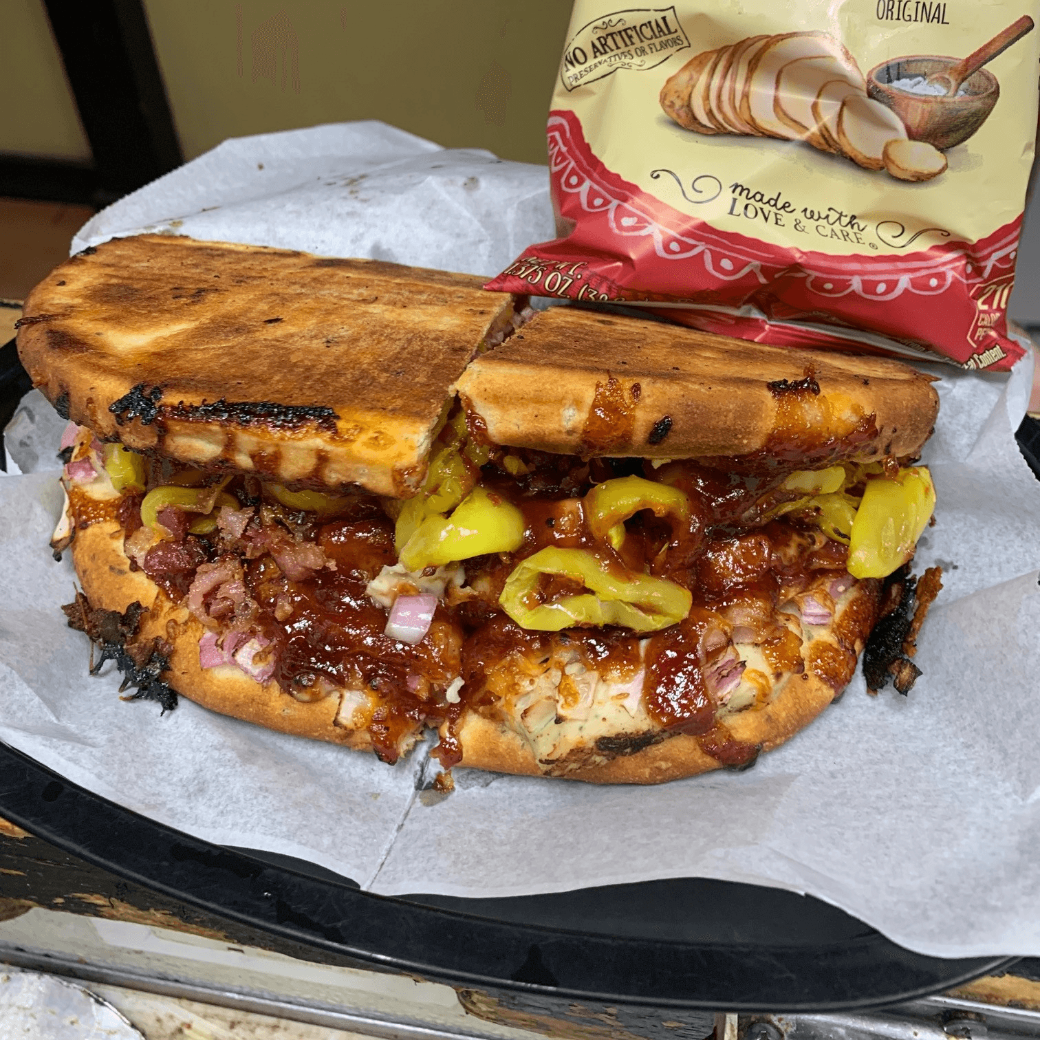 BBQ Chicken Sandwich.