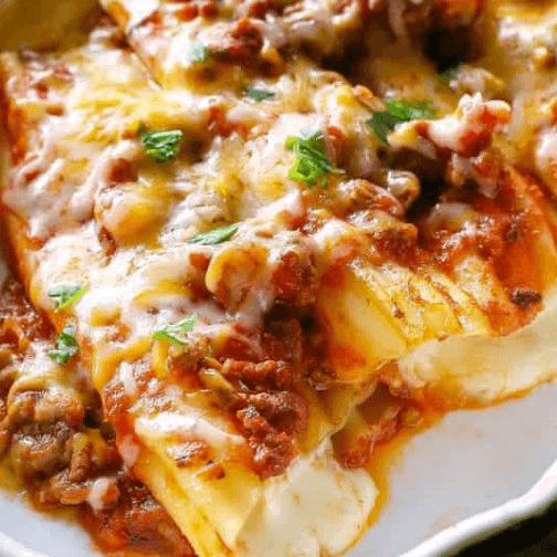 Cheese Manicotti.
