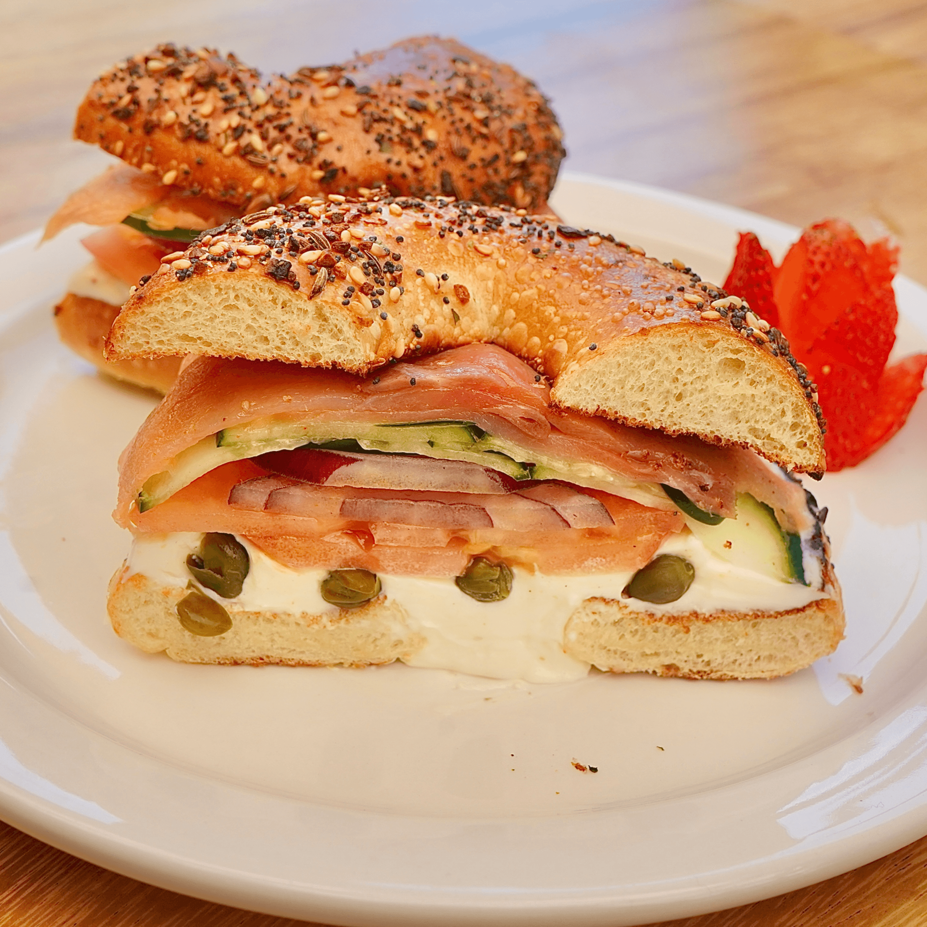 Lox Bagel.