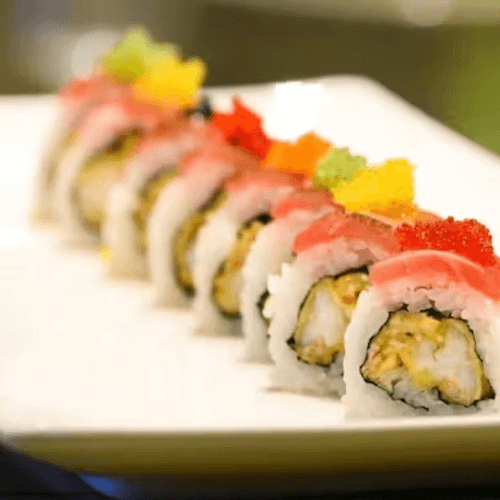 Snow White Specialty Sushi Roll.