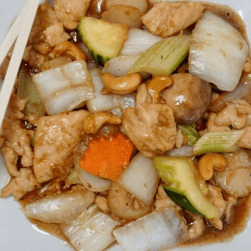 Cashew Chicken.