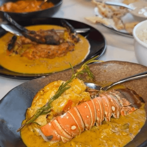 Lobster Crab Malai Tadka