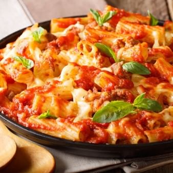 Baked Ziti Siciliano.