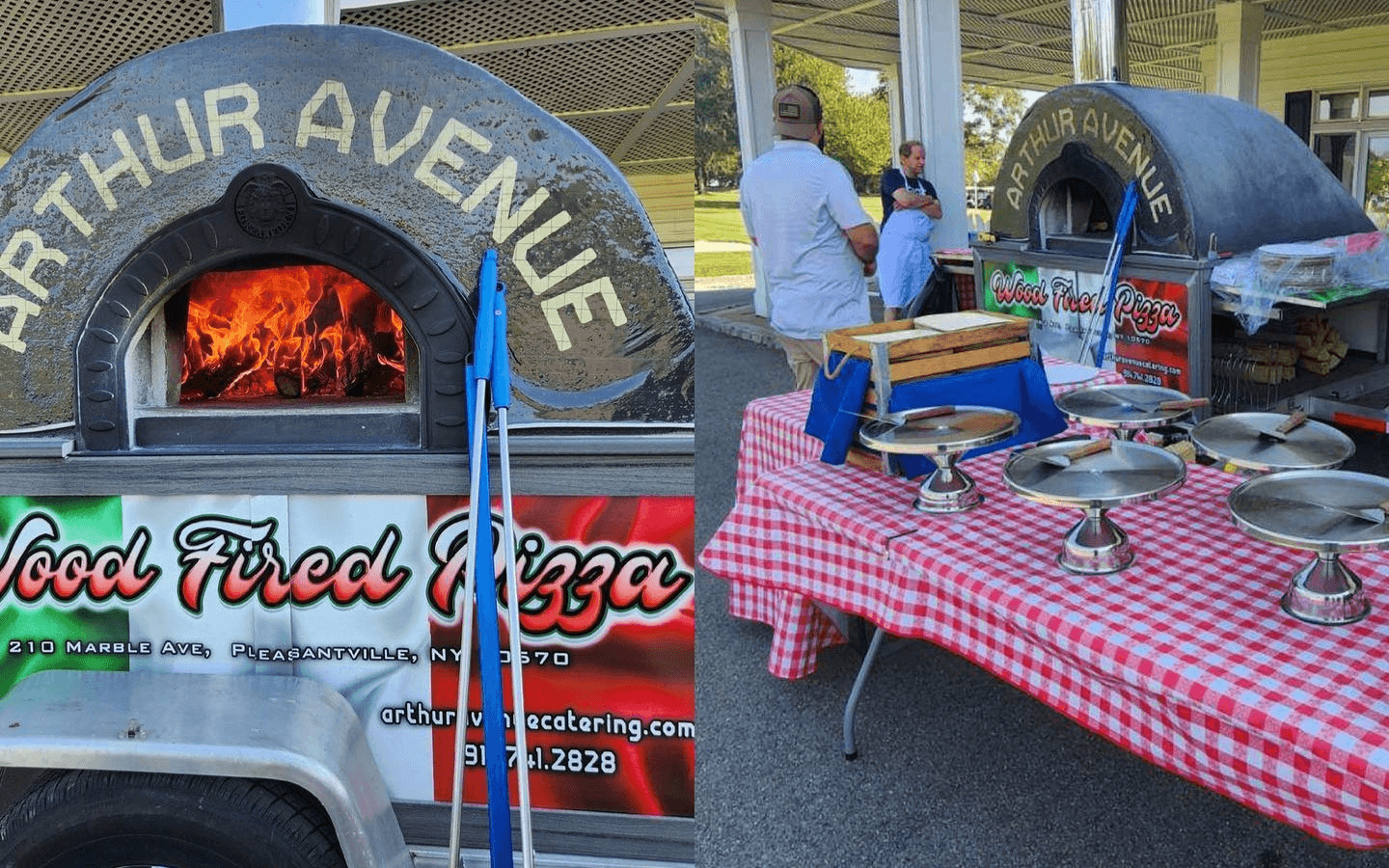 WOOD FIRED PIZZA TRAILER
