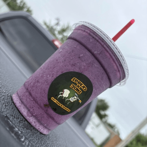 Blueberry Avocado Smoothie.