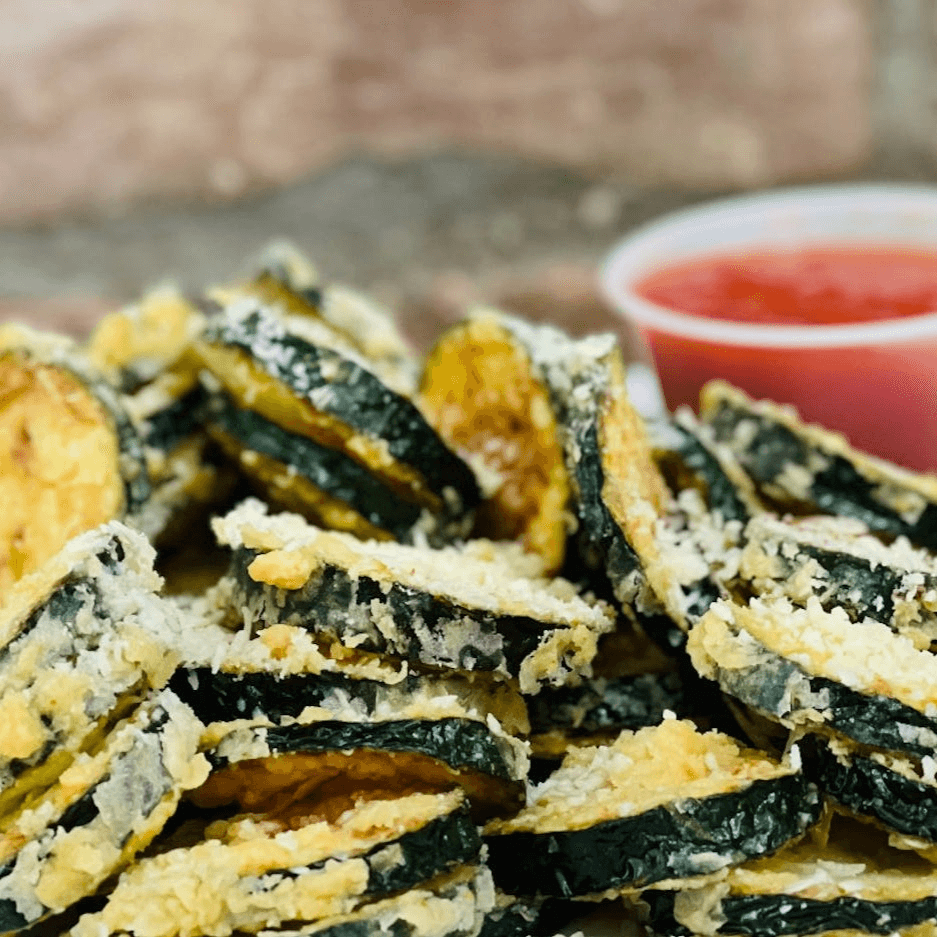 Zucchini Parmigiano Chips.