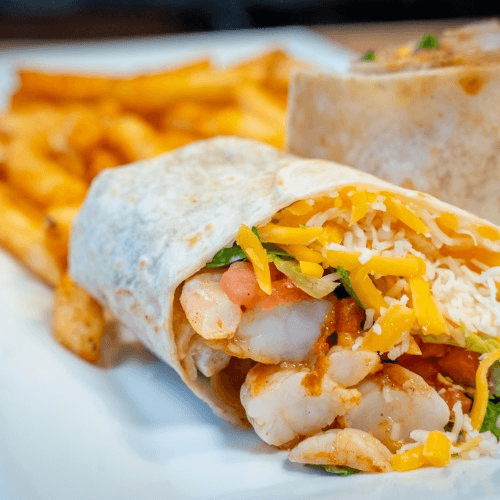 Buffalo Shrimp Wrap