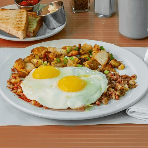 Corned Beef Hash & Eggs