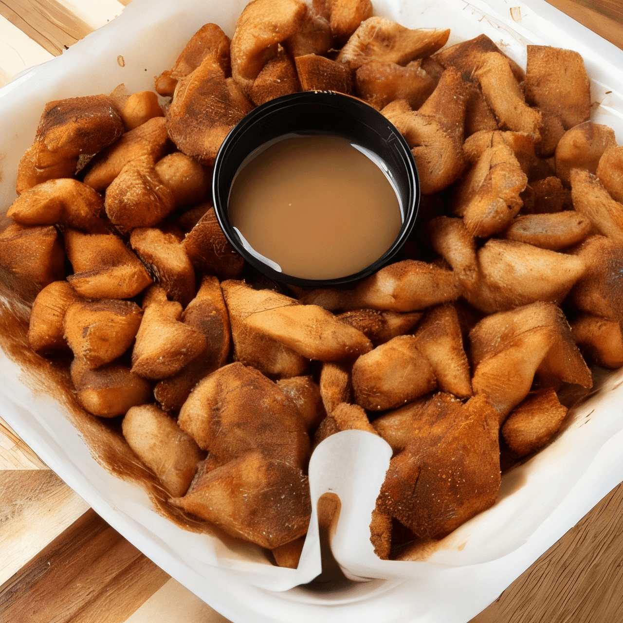 Italian Cinnamon Sugar Puffs.