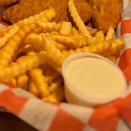 Fries Crinkle Cut - Basket.