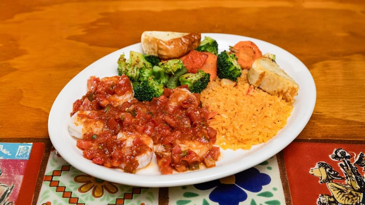 Camarones a La Mexicana.