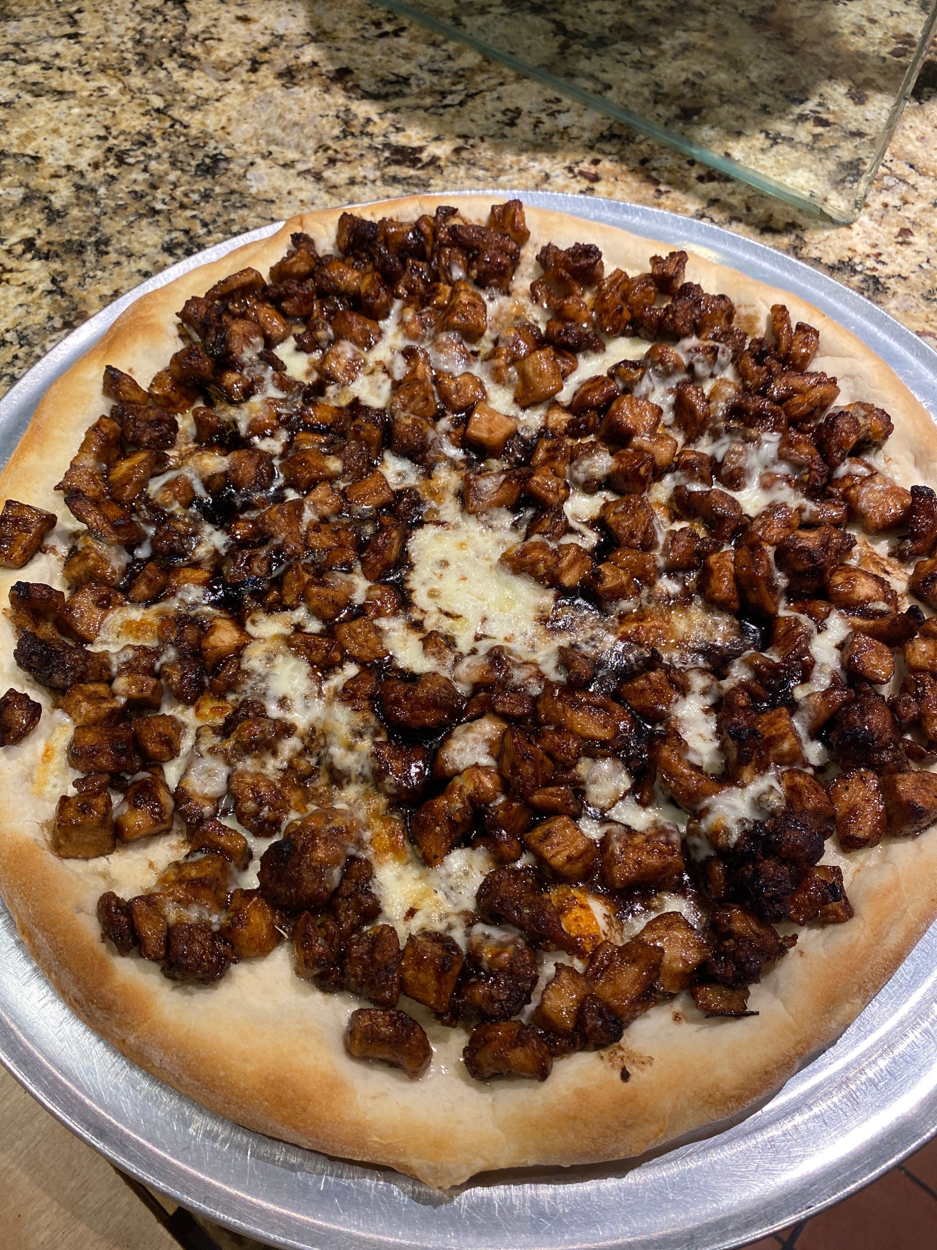 Chicken Balsamic Pizza.