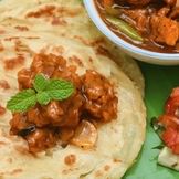 Parotta With Chicken Salna (3 Pcs).