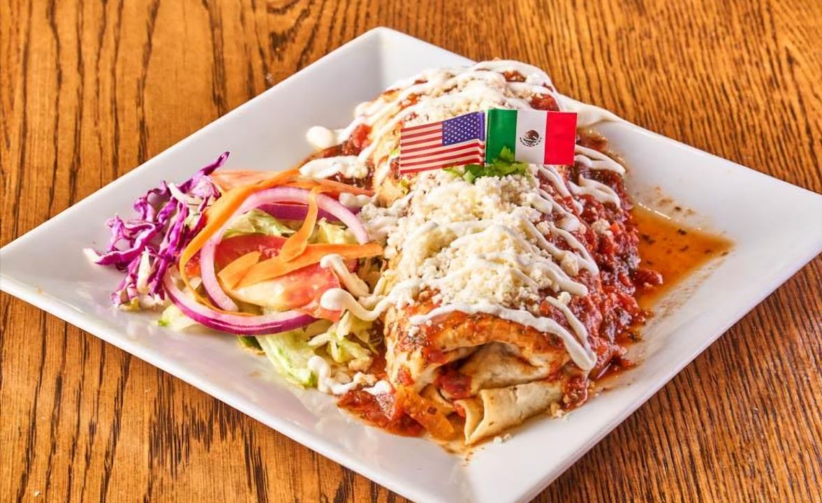 Ground Beef Burrito.